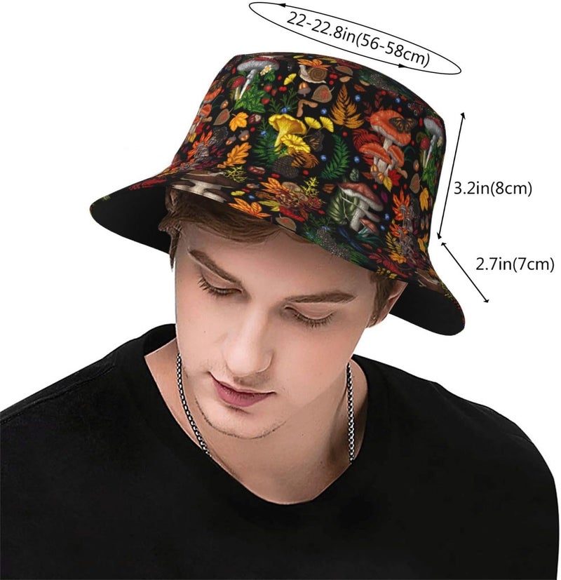 JIEKENMO Bucket Hats Fashion Sun Cap Packable Outdoor Fisherman Hat for Women and Men - Image 2